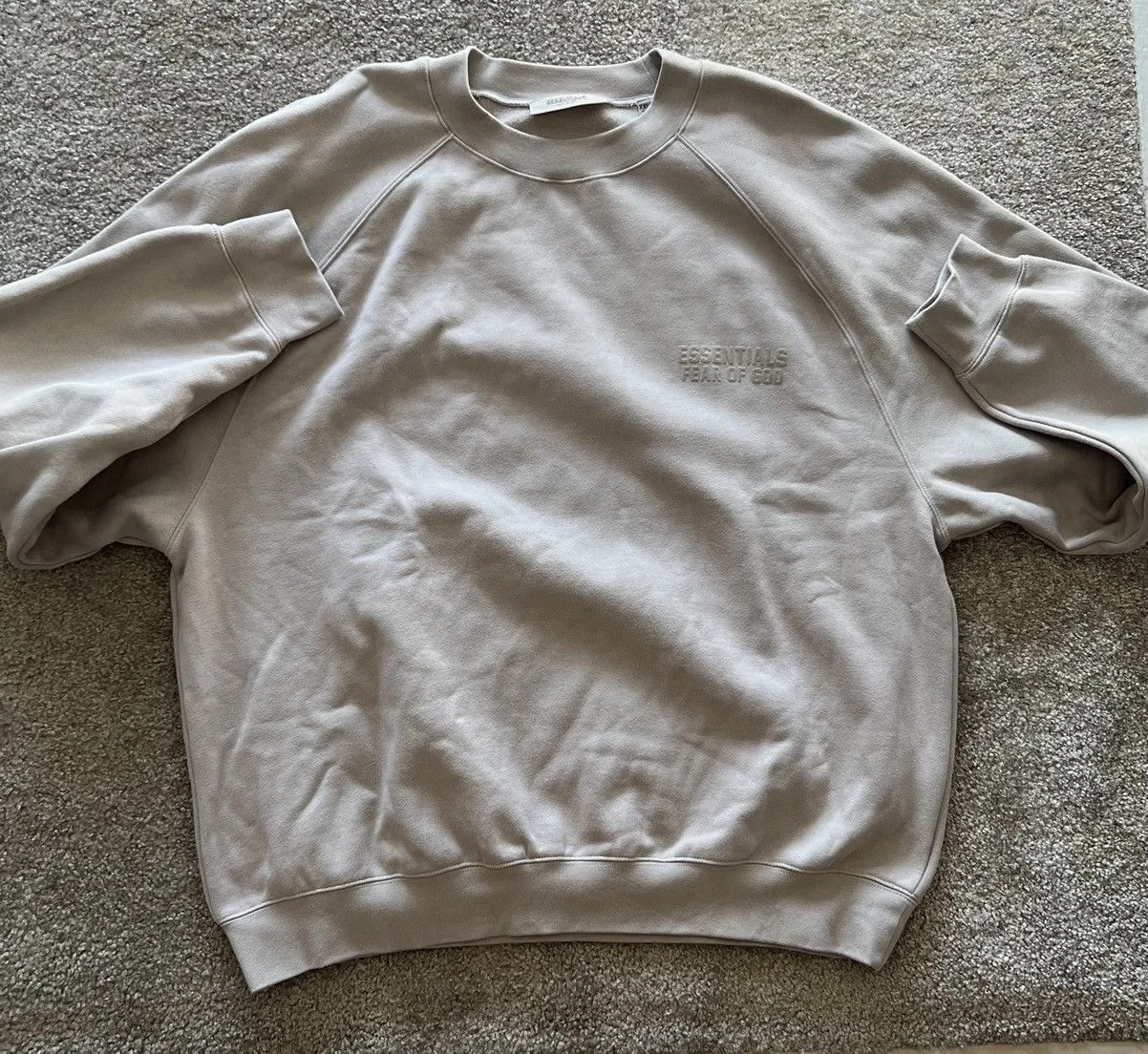 Fear of God — Fear of God Essentials Logo Crewneck Sweatshirt — streetwear — resale