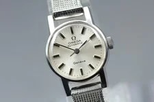 [Exc+4] Omega Geneve Cal.671 Automatic 20mm Silver Dial From Japan 2