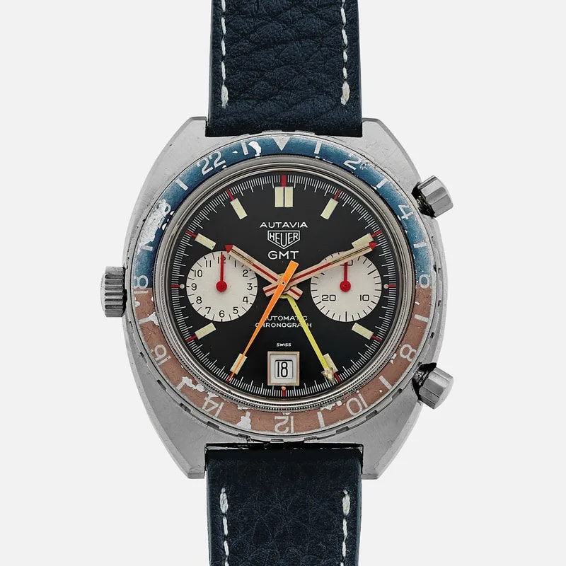 Heuer — 1972 Heuer Autavia GMT Ref. 1163 'Mark 2' — Watch — resale