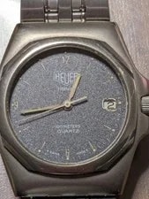 Heuer Old Logo Titanium Quartz Operation External Belt 2