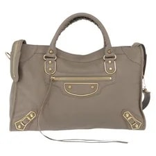 Balenciaga Classic Metallic Edge City 2way 390154 Auth 185406SAM 2