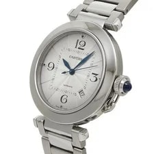 Cartier Pasha de 1.5" W31012H3 Silver 717390 2