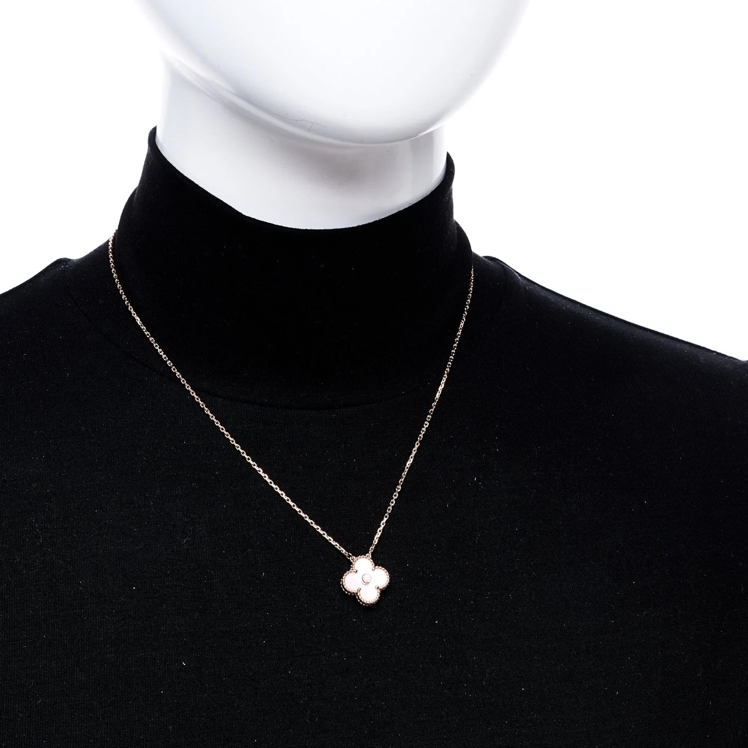 18K Rose Gold Mother of Pearl Alhambra 2