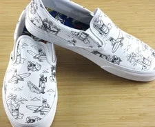 Vans Classic Slip Low Tide Tropical Surf True Shoes 4