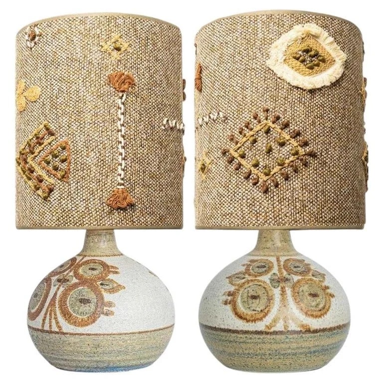 Soholm Pottery — Pair of Soholm Lamps, Noomi Backhausen, Denmark 1960 — Furniture — resale