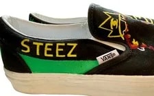  Custom Handpainted Off the Wall Vans "Captial Steez" Pro Era 47 4