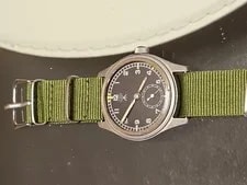 IWC — IWC Marked Military Style Manual Wind Small Seconds 36mm Japan — Watch — resale