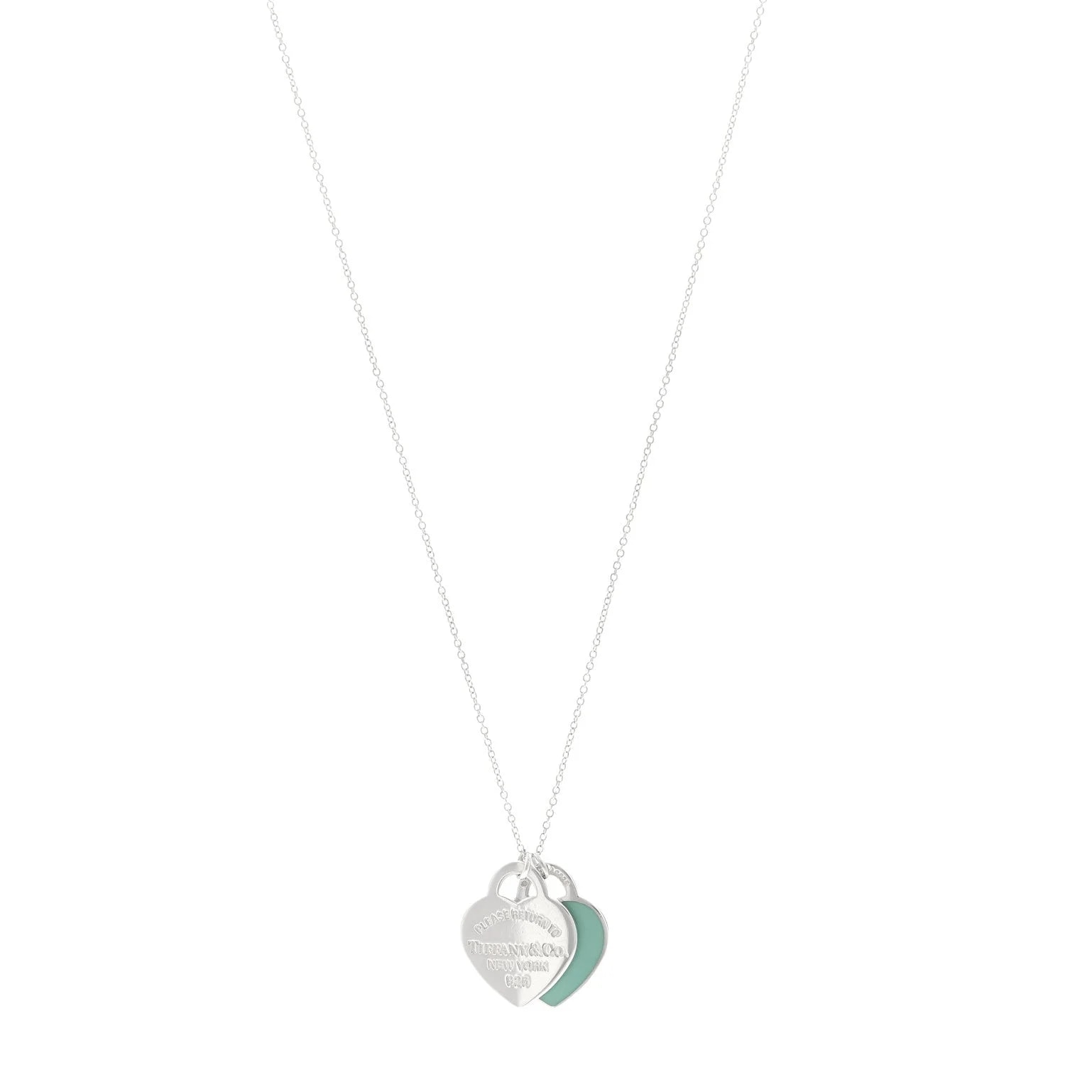 Tiffany & Co. — Enamel Return To Tiffany Double Heart Tag — Jewelry — resale