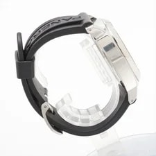 Panerai Luminor Base PAM00112 SS & Rubber Stem-winder Black Dial 3