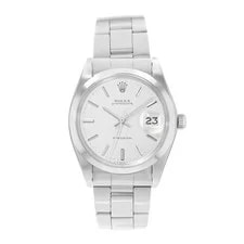 Rolex Oyster Precision 6694 34mm Silver Index Dial Steel 2