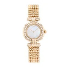 Cartier Colisee WB1081A8 1980 24mm MOP Diamond Yellow Gold 1990 2