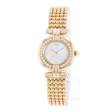Cartier Colisee WB1081A8 1980 24mm MOP Diamond Yellow Gold 1990 3