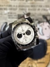 Tudor — Tudor Black Bay Chrono 41 M79360N White Panda Stainless Steel Box + Papers — Watch — resale