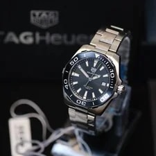 Original Unworn Full SET Tag Heuer Aquaracer Quartz 41mm WAY111A.BA0928 2