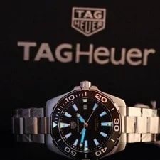 Original Unworn Full SET Tag Heuer Aquaracer Quartz 41mm WAY111A.BA0928 3