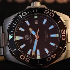 Original Unworn Full SET Tag Heuer Aquaracer Quartz 41mm WAY111A.BA0928 4