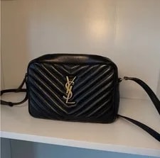 Saint Laurent — Yves Saint Laurent Lou MediumBlack Camera — Handbag — resale