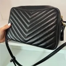 Yves Saint Laurent Lou MediumBlack Camera 2