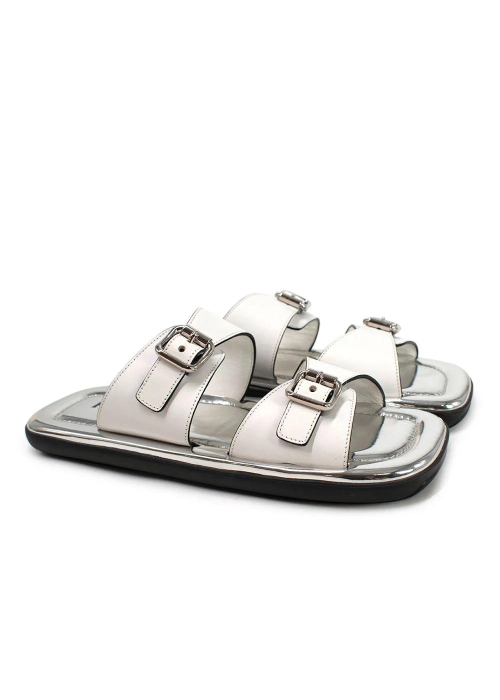 Prada — Prada and Buckle — Designer Shoe — resale