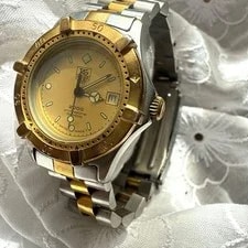 [Good]TAG Heuer Professional 2000 964.008 Gold Quartz Japan 2