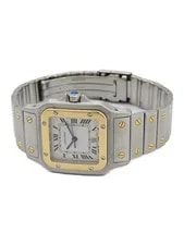 Cartier Santos Galbe W20011C4 Quartz 41mm Ivory Box Papers 2