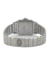 Cartier Santos Galbe W20011C4 Quartz 41mm Ivory Box Papers 3