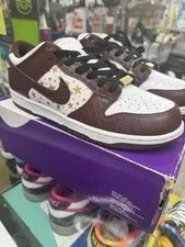 Size 11 Nike SB Dunk Low OG QS X Supreme Barkroot From 2021 X DH3228-103 4