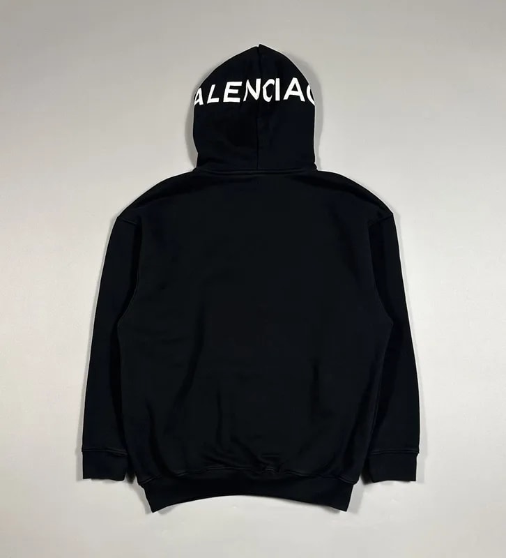 Balenciaga — Balenciaga Hood Spell Logo Oversized Hoodie — streetwear — resale