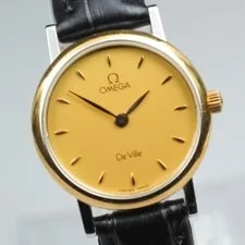 1995 Omega de Ville Cal.1471 Quartz Gold Roman 3
