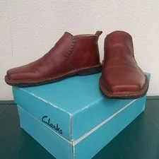 Clarks — 8.0US Clarks Made in Portugal/ Slip-On Chukka Boots Model Limited Editi — Sneaker — resale