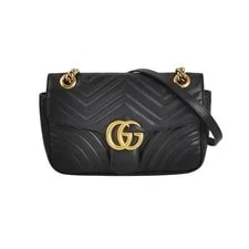 Gucci — Gucci GG Marmont Medium Matelassé Hardware — Handbag — resale
