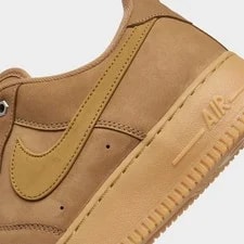 Nike Air Force 1 '07 WB Casual Shoes Flax/Wheat/Gum Light / CJ9179 200 2