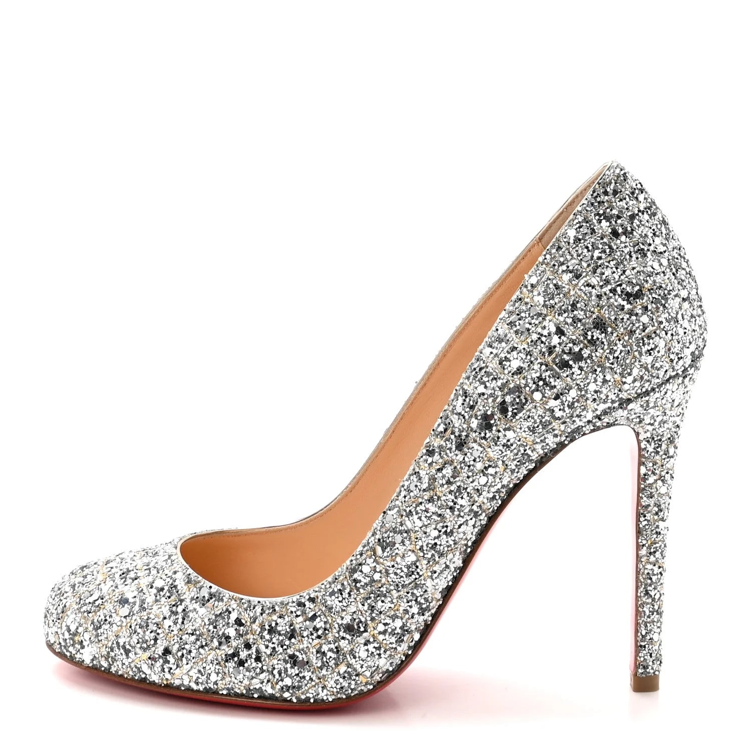 Christian Louboutin — Glitter Aliglitter Fifille 100 37 — Designer Shoe — resale