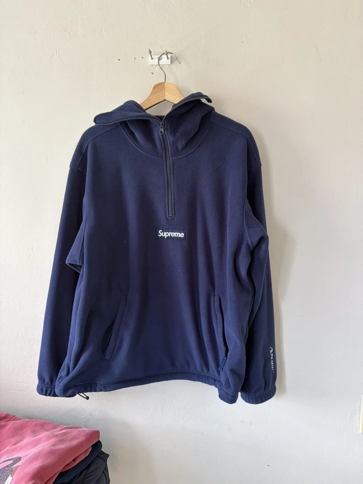 Supreme — Supreme Half Zip Face Mask Hooded — streetwear — resale