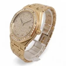 Audemars Piguet Royal Oak 36mm Yellow Gold Rubies Diamond Dial 14813BA 2