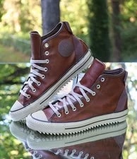 Converse Chuck Taylor All Star Hollis Hi Pinecone ’S Size 9.5 Custom 136482C 2