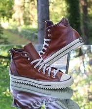 Converse Chuck Taylor All Star Hollis Hi Pinecone ’S Size 9.5 Custom 136482C 3