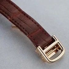 Cartier Diamond Bezel WA501006 30mm 18K Pink Gold Silver #SU1168 3
