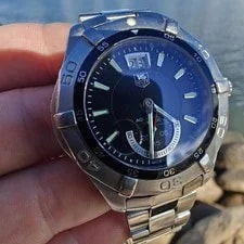 Tag Heuer — TAG Heuer Aquaracer Grande Date WAF1010 41mm Black Dial +Authentication — Watch — resale