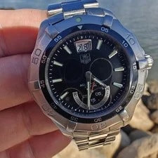 TAG Heuer Aquaracer Grande Date WAF1010 41mm Black Dial +Authentication 3