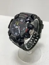 Casio Mudmaster Solar G Shock Analog Rubber GRY KHK From Japan 2