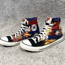 Converse — Converse Chuck Taylor All Star X DC Comics Superman Hi Top M9 W11 — Sneaker — resale