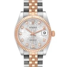 Rolex — Rolex Datejust Midsize 31 Steel Rose Gold Diamond 178271 — Watch — resale