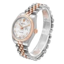 Rolex Datejust Midsize 31 Steel Rose Gold Diamond 178271 4