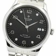Tudor — Tudor 91550 1926 Date 6P Diamond Automatic Winding Date Black Dial — Watch — resale
