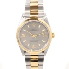 Rolex — Rolex Oyster Perpetual 14203 33mm K18 YG Champagne Dial Automatic Box #KN223 — Watch — resale
