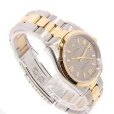 Rolex Oyster Perpetual 14203 33mm K18 YG Champagne Dial Automatic Box #KN223 3