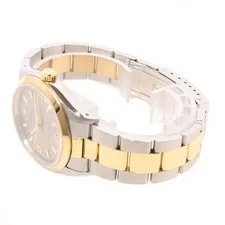 Rolex Oyster Perpetual 14203 33mm K18 YG Champagne Dial Automatic Box #KN223 4