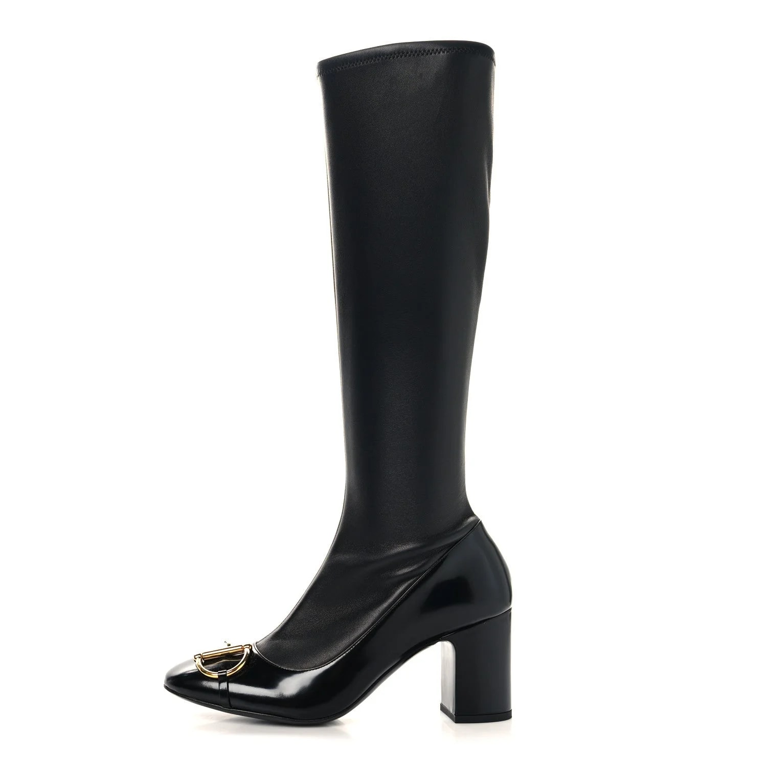 Gucci — Stretch Brixton Horsebit Knee High 39.5 — Designer Shoe — resale