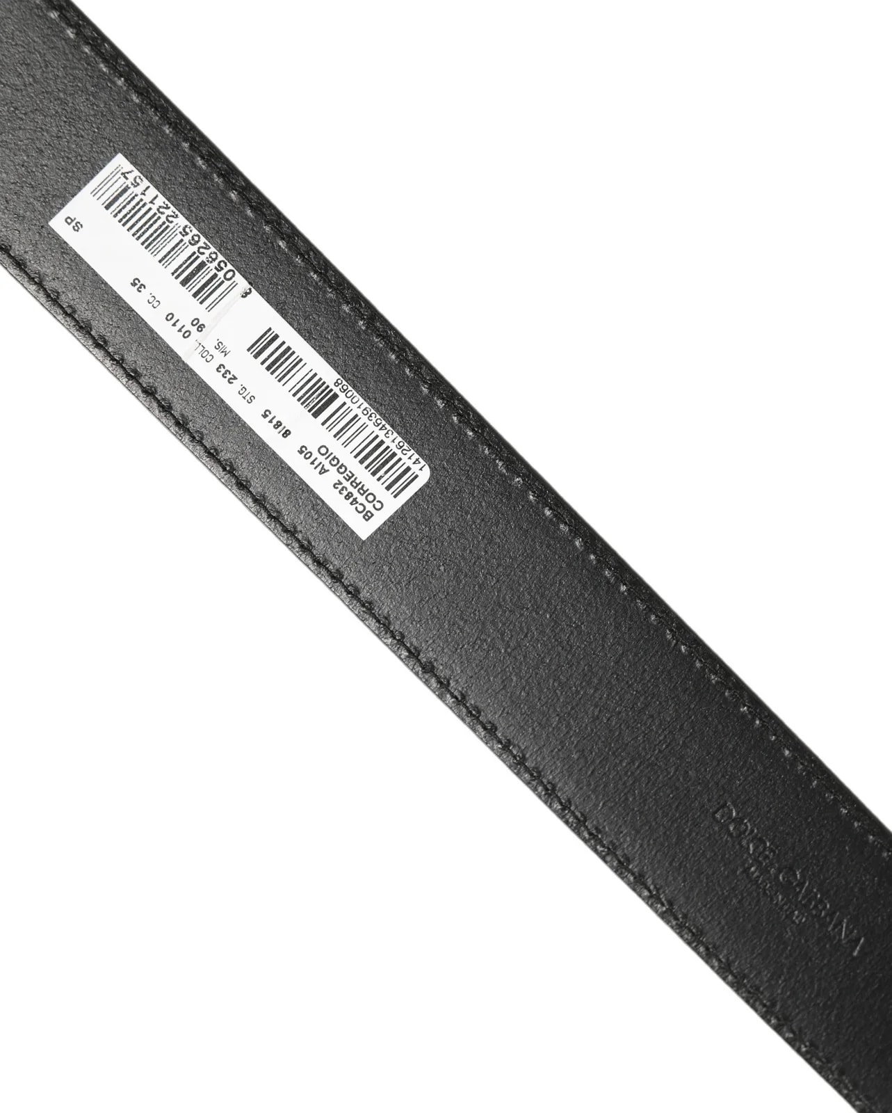 Dolce & Gabbana Logo Engraved Buckle Belt 4